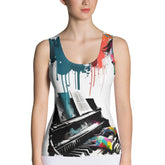 Throw Down Some Chords Sublimation Cut & Sew Tank Top - Beyond T-shirts